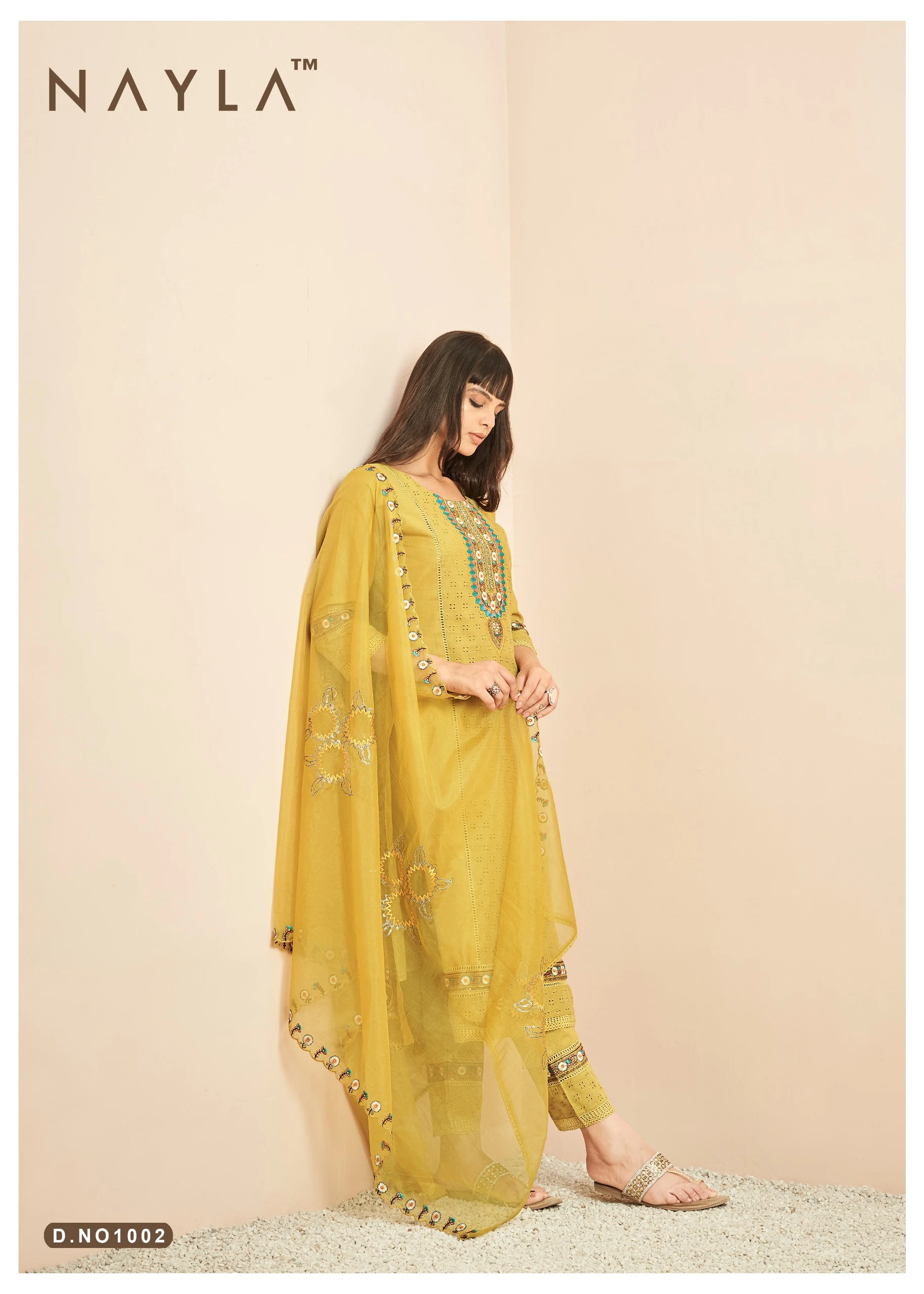 Nayla Begum Pure Cotton Wholesale Readymade Salwar Suit Catalog — Wholesale Readymade Suit, MPA wholesale from Surat — view 4